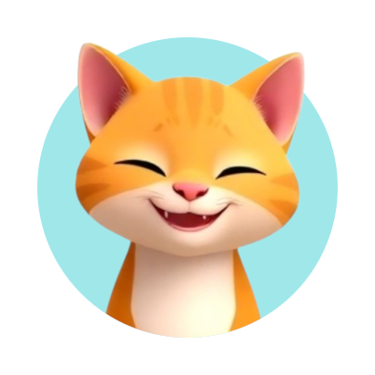 smiling ginger cat